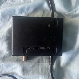 Black TV antenna plug/Turbografx 16 TV plug